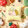 Cute Cartoon lulu pig Cushion Cover Plush Fabric Soft DoubleSided Printed Sofa Warm Winter Home Gift Pillow Cover