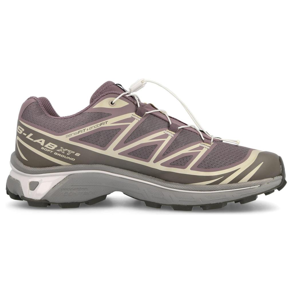 SALOMON Xt-6 Mesh Non-Slip Durable Low-Top Outdoor Functional Shoes Men Shoes Purple 471363