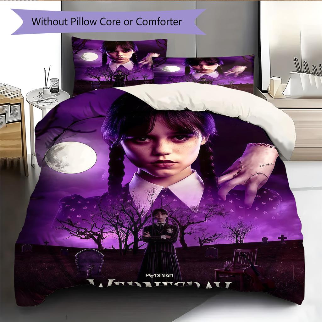 Comedy TV Pattern Bedding Quilt Set Quilt Cover Pillowcase Home Decoration Birthday Gift (1 * duvet cover + 2 * pillowcase, without core)