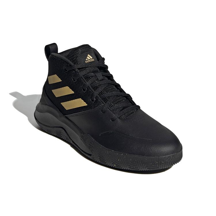 adidas OwnTheGame 'Black Matte Gold' (Unisex) Core Black / Matte Gold / Core Black Basketball Shoes FW4562