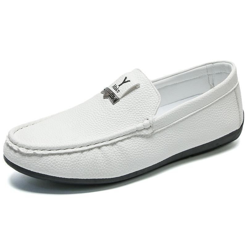 Doudou Shoes Men's Summer New British Style Fashion Trend Casual Versatile Soft-soled Men's Shoes One Pedal Lazy Shoes