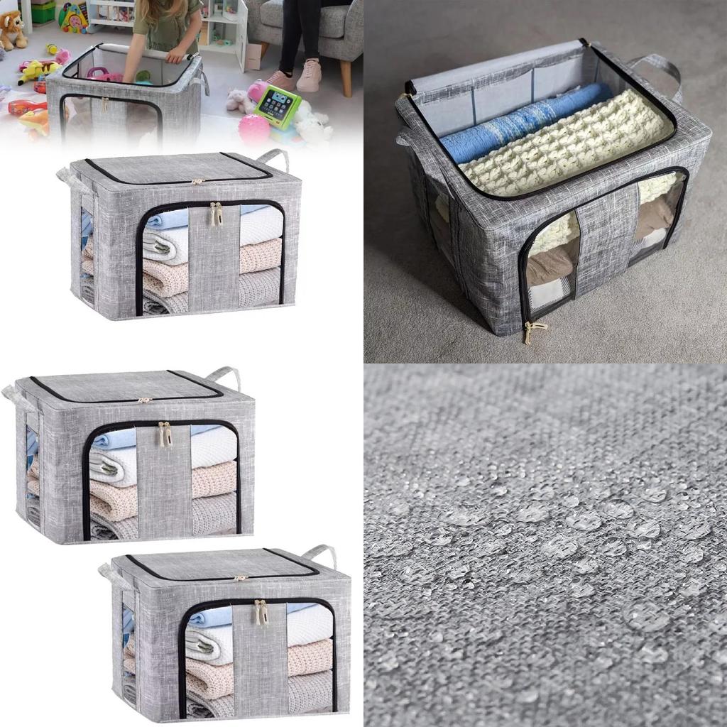 Practical And Chic Foldable Storage Box With Multiple Sizes For Clothes And Toys