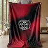 Bayer Leverkusen Football Print Flannel Blanket, Soft Warm Lightweight Throw Blanket for Sofa Bed Camping
