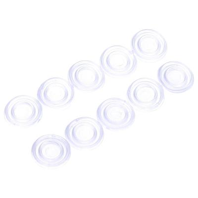 Runt Glasbordsskiva Halkskyddsdynor 18mm*2mm Underglasdynor Glasbordsskiva Stötfångare