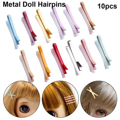 Puppen Haarnadel Zubehör Mini Metall Haarspange Puppenkopfspangen Kopfschmuck Haarspange Kinder Haarspange