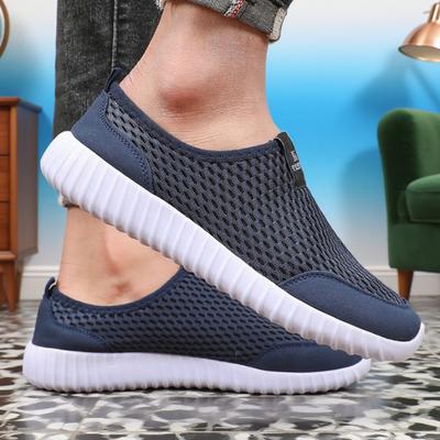Men's Mesh Running Shoes Breathable Lightweight Non-slip Flat Shoe Women Tenis Vulcanize Walking Shoes Zapatillas De Deporte