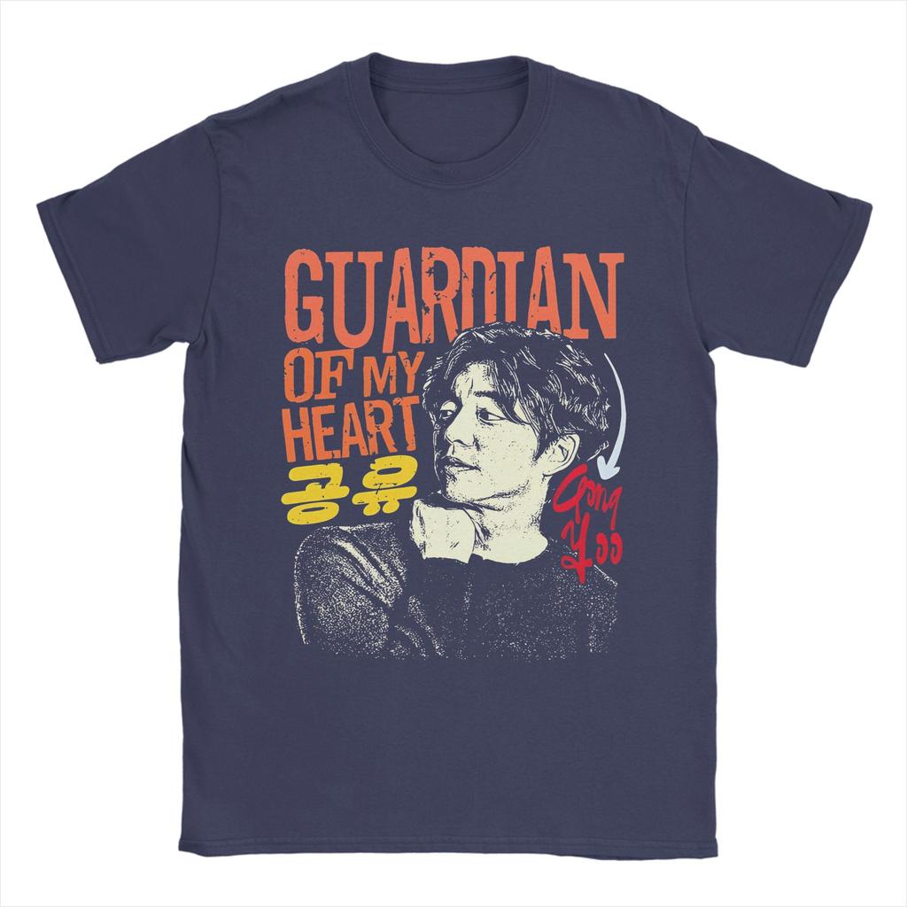 Funny Guardian of My Heart Gong Yoo  T Shirt Men Round Neck Short Sleeve Tops Shirts  Cotton Summer TopsTops