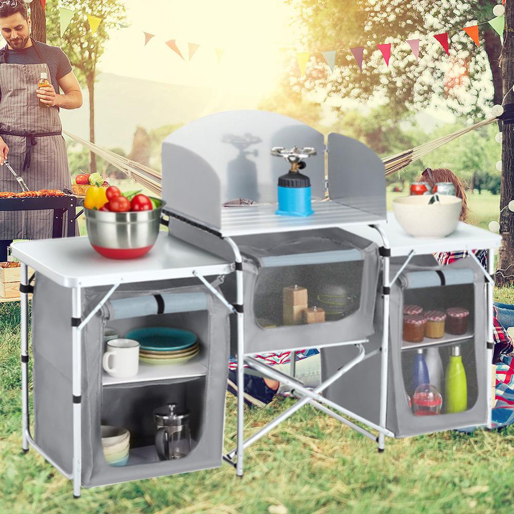 Aluminium Camping Table Outdoor Camping Kitchen