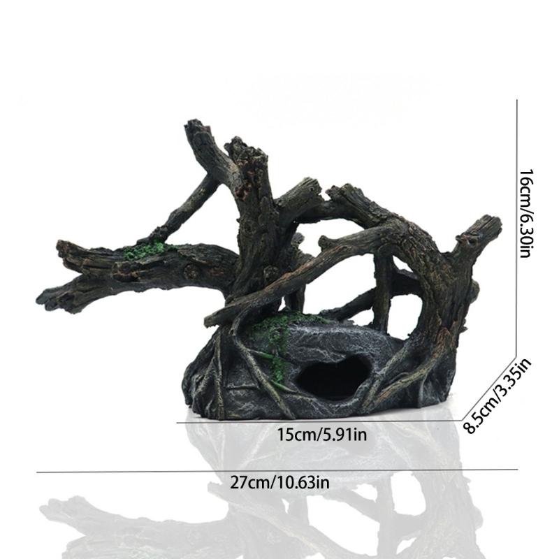 Aquarium Landscape Trunk Stump Model Aquariums Decorations Art Crafts Terrarium Habitat Ornaments