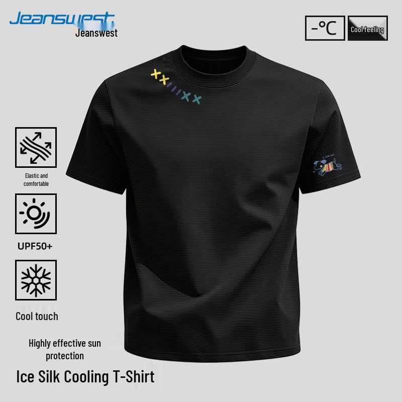 Jeanswest Men's Ice Silk Graphic T-Shirt