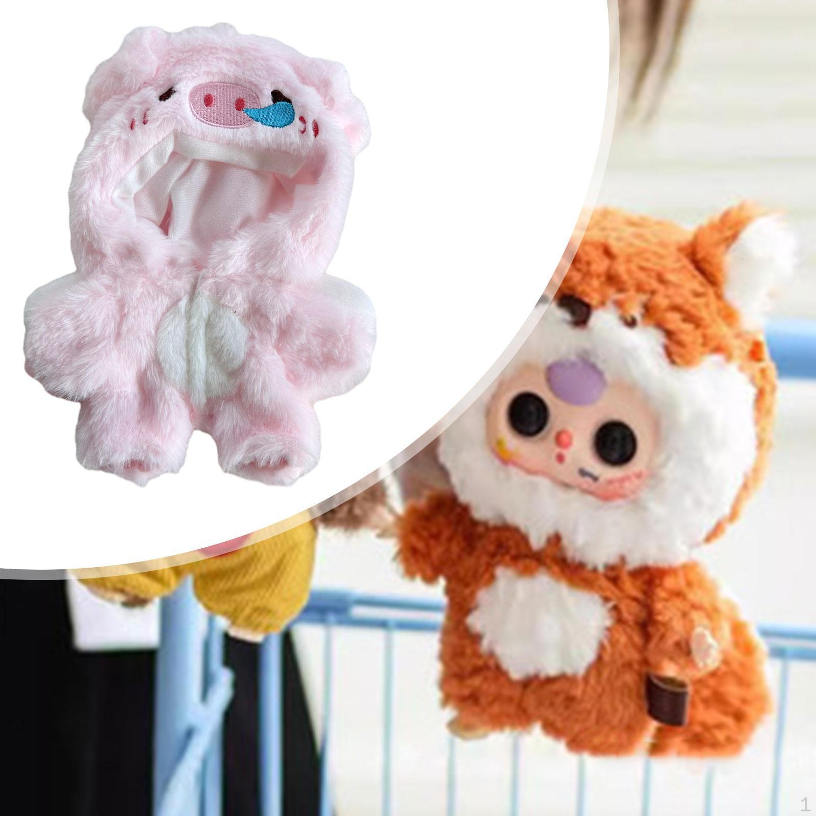 

Плюшевая кукла одежда костюмы мультфильм DIY игрушка мягкие стильные подарки мягкие толстовки розовый