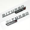 Pegatina Emblema Lateral Guardabarros Mercedes BITURBO 4MATIC