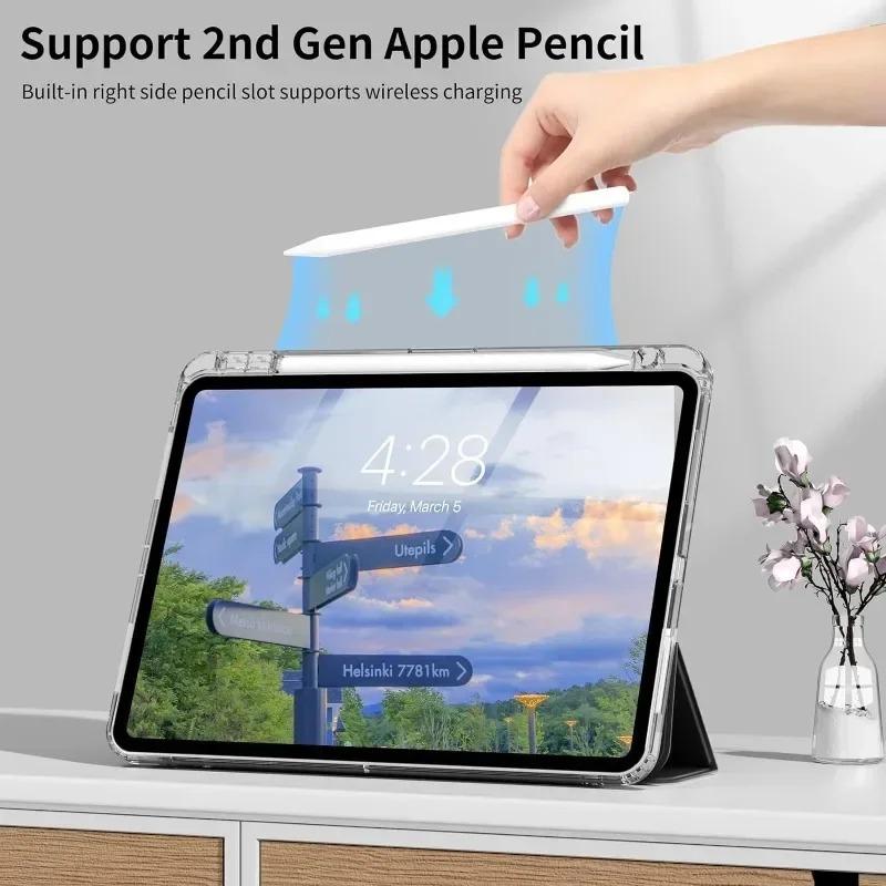 Acrylic Transparent Funda Shockproof Cover Case – for IPad 11th A16, Pro Air 11 M3 M2 M4 2025 9 8 7 6 5 4, 10 Th, Mini 7 6
