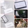 Ultra-thin Convinient With Scale Magnifier Sheet Book Page Magnification X3 Magnifying Outdoor Focused Ignition