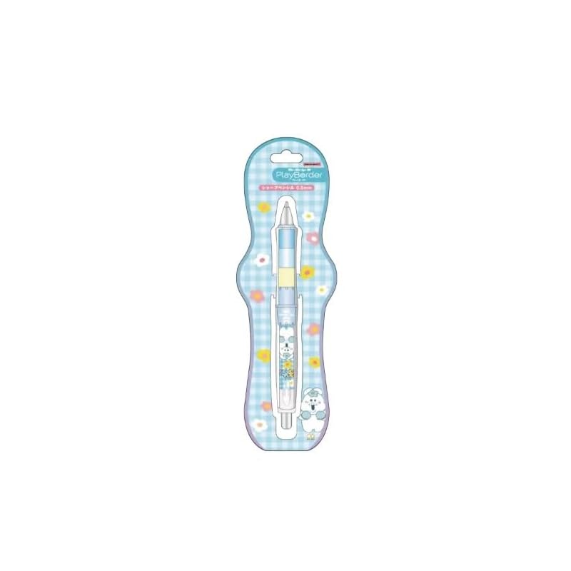 Sun-Star Stationery Npochamu Goods Dr. Grip CL Playborder 0.5 Blue Mechanical Pencil S4485483