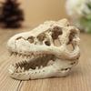 Reptile Dinosaur Skull Statue Ornament Hide Cave Shelter House For Aquarium Fish Tank Landscape Decor