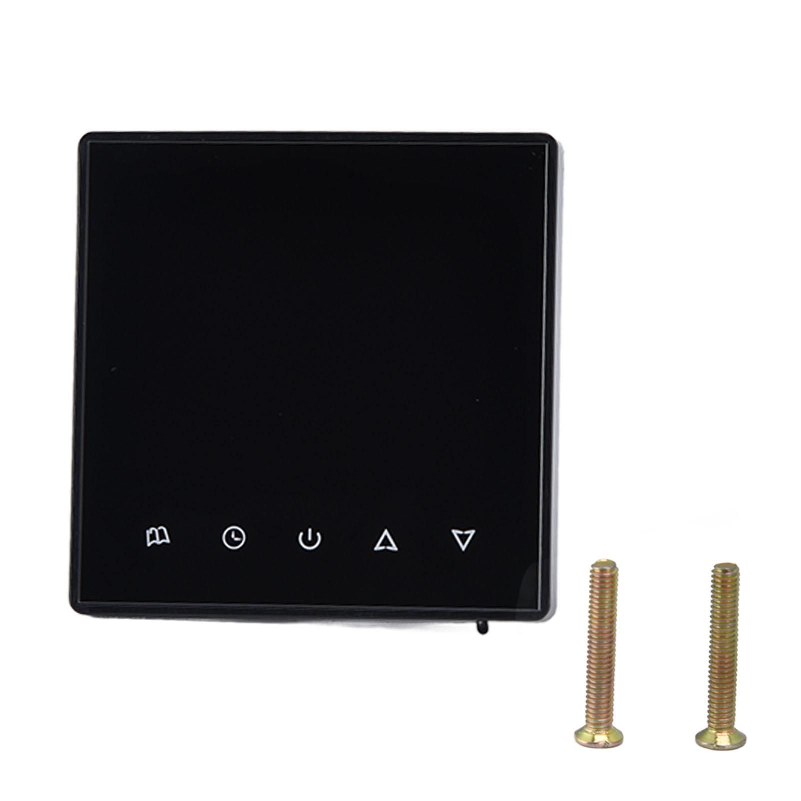 

Умный термостат, многофункциональный программируемый термостат для кондиционера, водяное отопление под полом чёрный