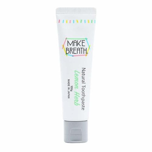 

Additive-Free Toothpaste by MAKE BREATH, Lemon Herb Scent, 100g, No Synthetic Surfactants, No Synthetic Fragrances, Etiquette, Moisturizing