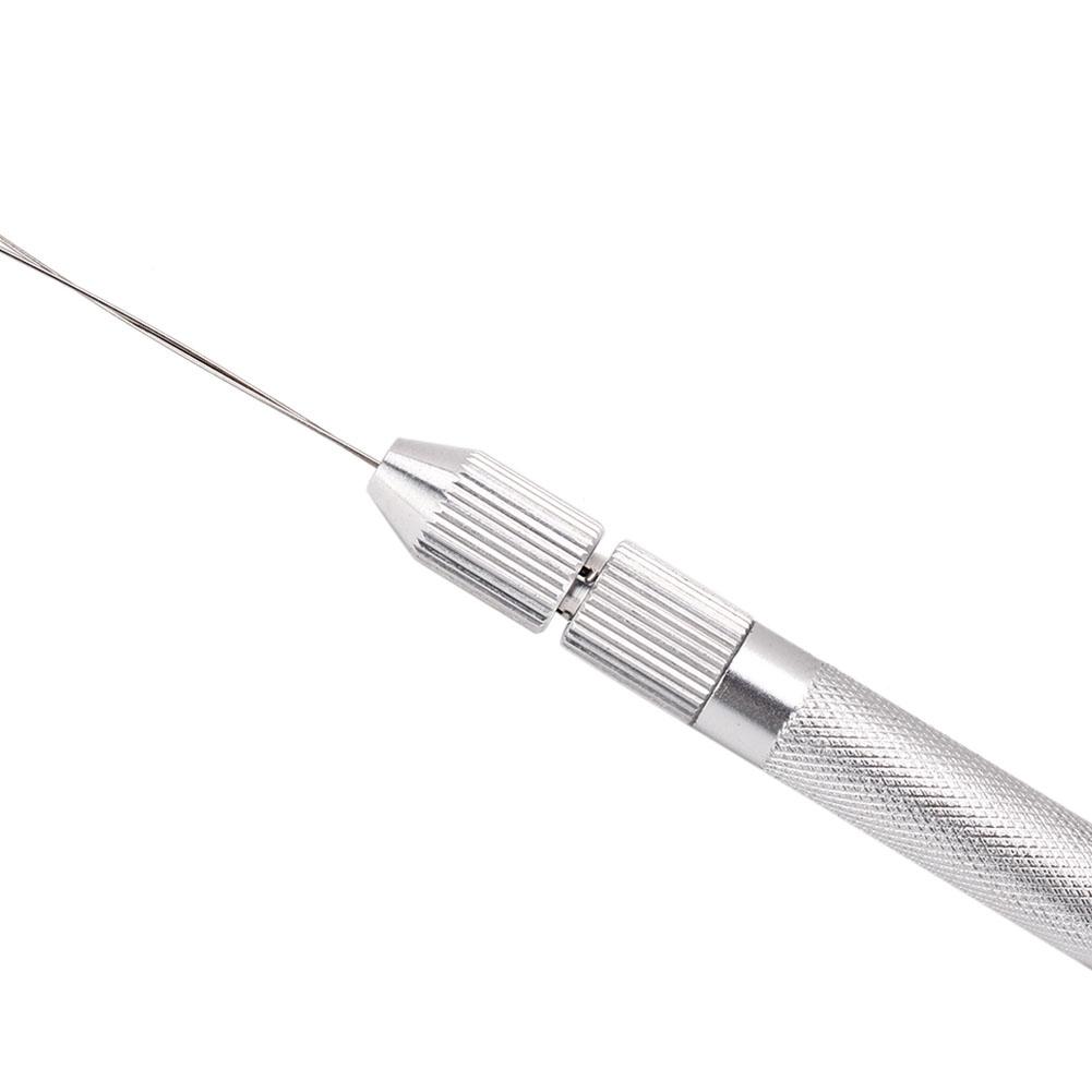 Aluminum Handle Pulling Loop Needle Micro Beads Looper Threader for Hair Extension