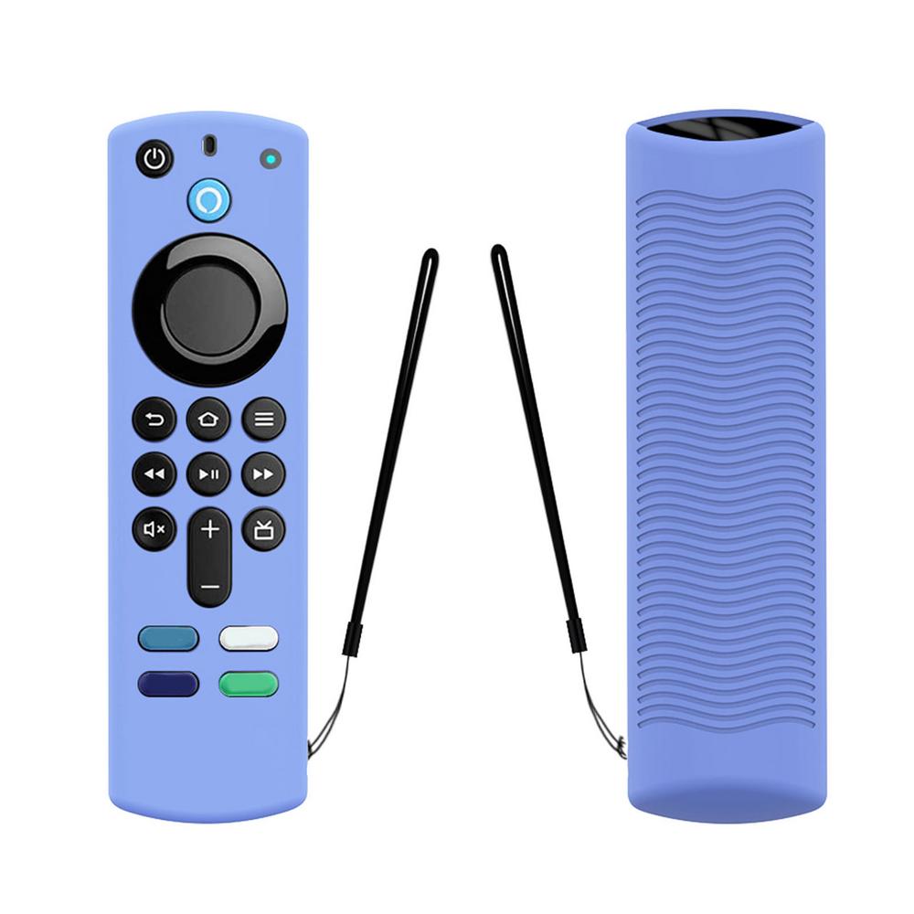Silicone Case Protective Cover For Alexa Voice Remote (3rd Gen) Remote Control Anti-drop Dustproof Case Shell