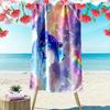 Rainbow frog 2D Flat Print Beach Towel, Large Soft Quick Dry Towel for Beach Camping SwimmingXSTJ0915256