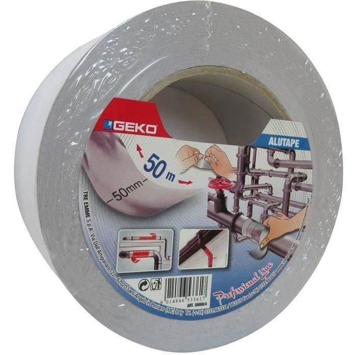 Adhésif - GEKO - 50 mm x 50 m - 30 microns - Brillant - Isolant