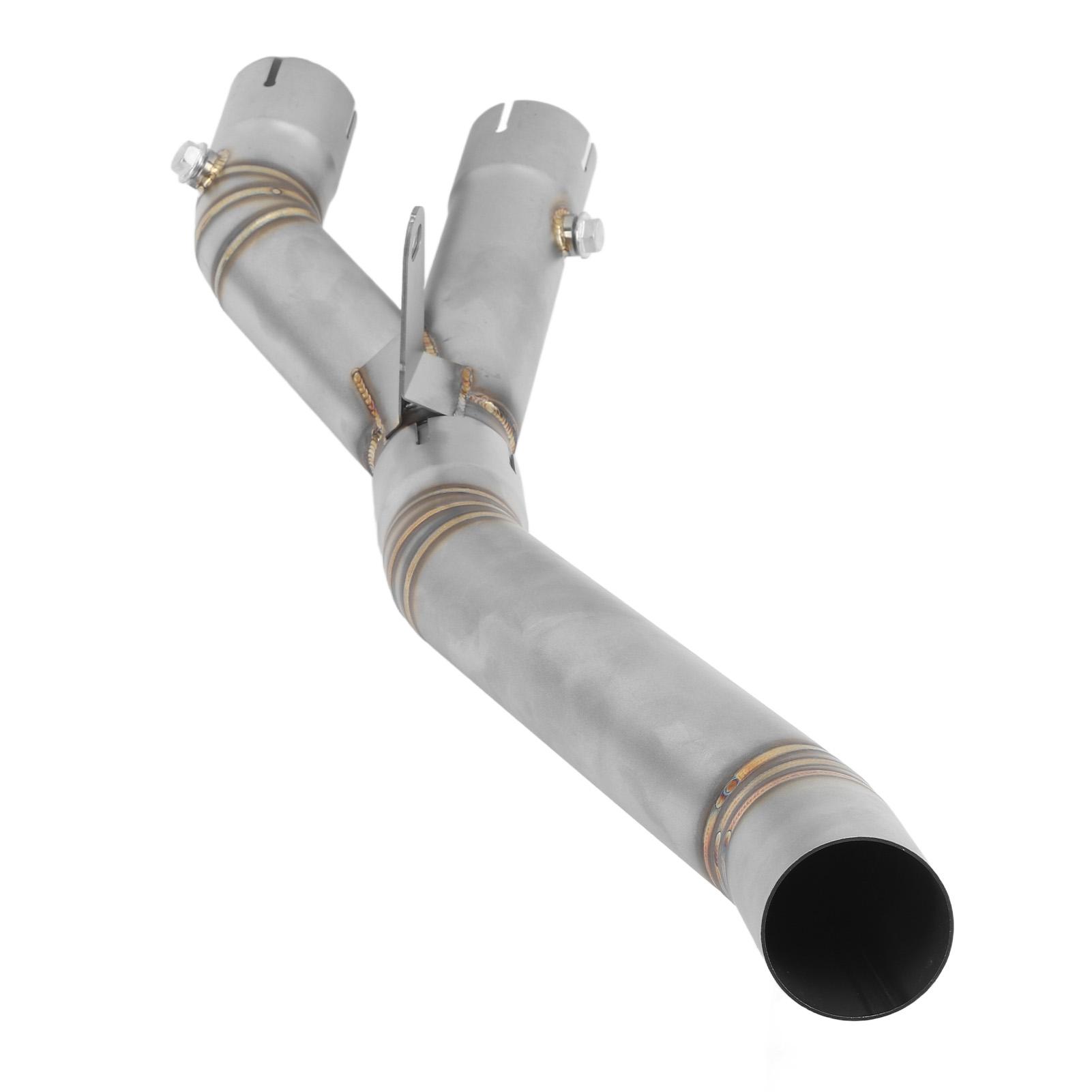 

Motorcycle Exhaust Mid Pipe Stainless Steel Catalyst Middle Link Pipe for MT‑10 SP FZ‑10 2022 to 2023