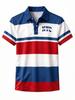 [Printed Design - Not Textured] Men'S Casual Golf Shirt, Comfortable And Stylish, Striped Short-Sleeve Polo Shirt