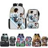Elementary Students School Backpack Set Lightweight Oxford With Multiple Compartments For Afterschool Tutorage
