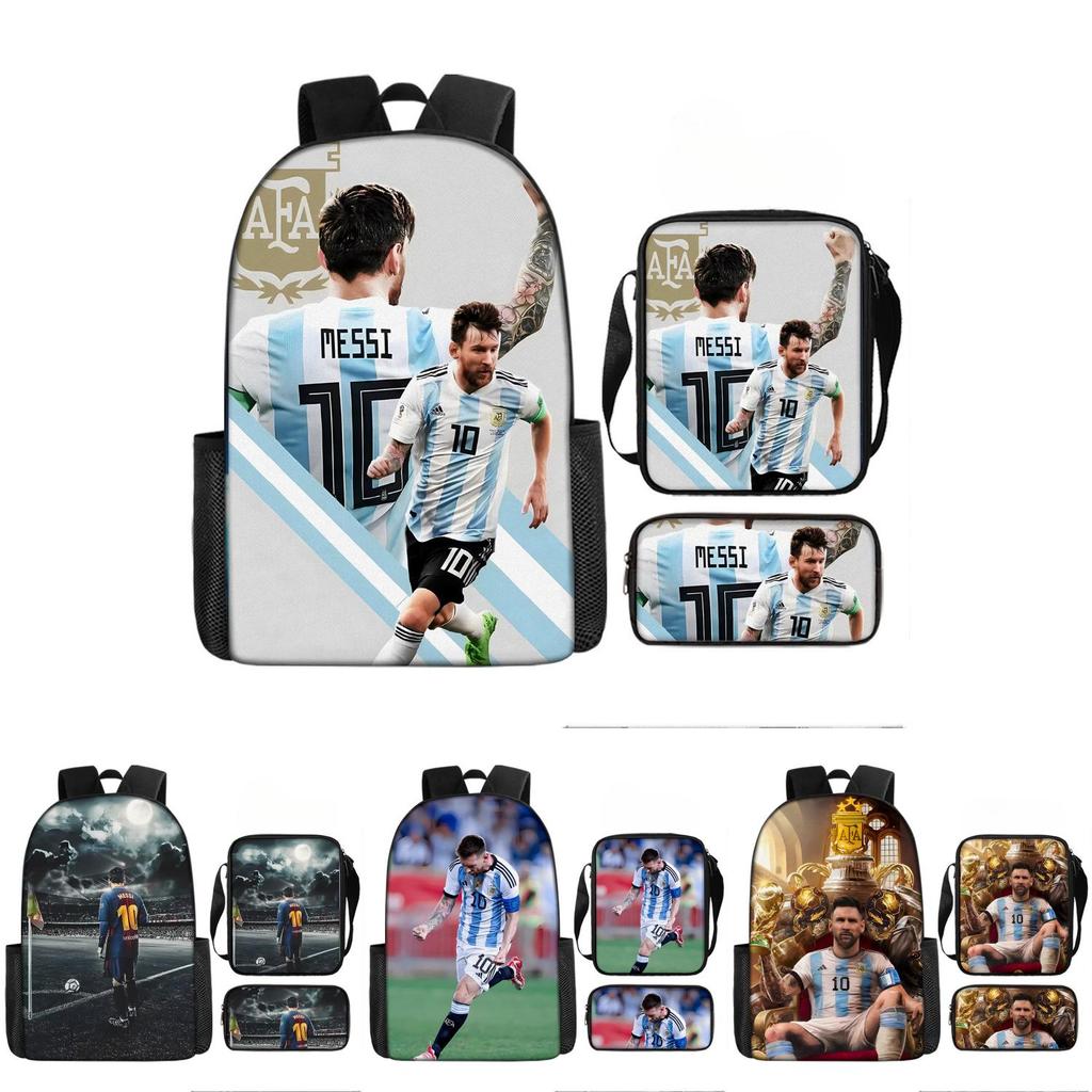 Elementary Students School Backpack Set Lightweight Oxford With Multiple Compartments For Afterschool Tutorage