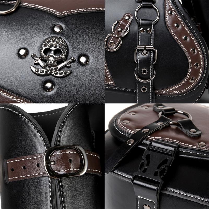 

28GC Classical Designs Motorcycle Side Bag Multifunction Saddlebag for Commuting & Travel China Mainland