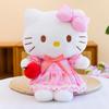 New Apple Hello Kitty Plush Doll - Cute KT Cat Toy Birthday Gift