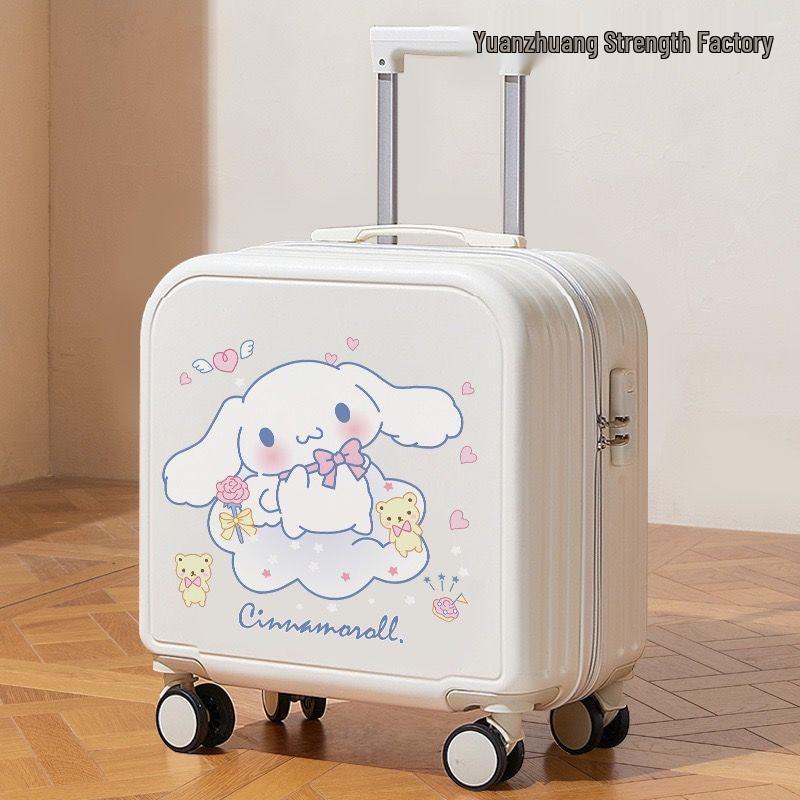 Children's Cartoon Carry-on Suitcase for Boys & Girls, Small Trolley with Password Lock