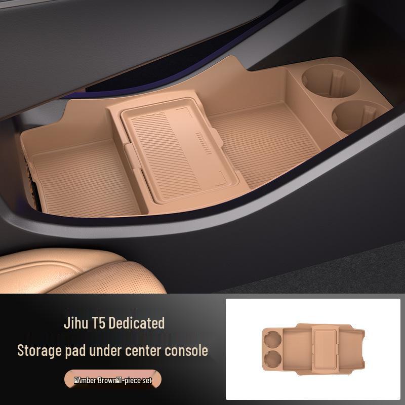 

Jihu T5 Center Console Glasses and Storage Box for 25 Models - Car Accessories Modification