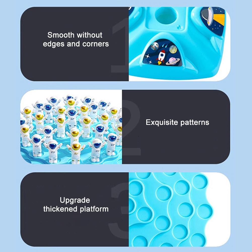 Astronaut Balance Games Parent-Child Interaction Balance Board Game Funny Educational Balance Tree Decompression for Kids