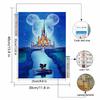 Full Round Diamond Painting Mickey Castle Art Rhinestone Picture Mosaic DIY 5D Cross Stitch Embroidery Home Decoration