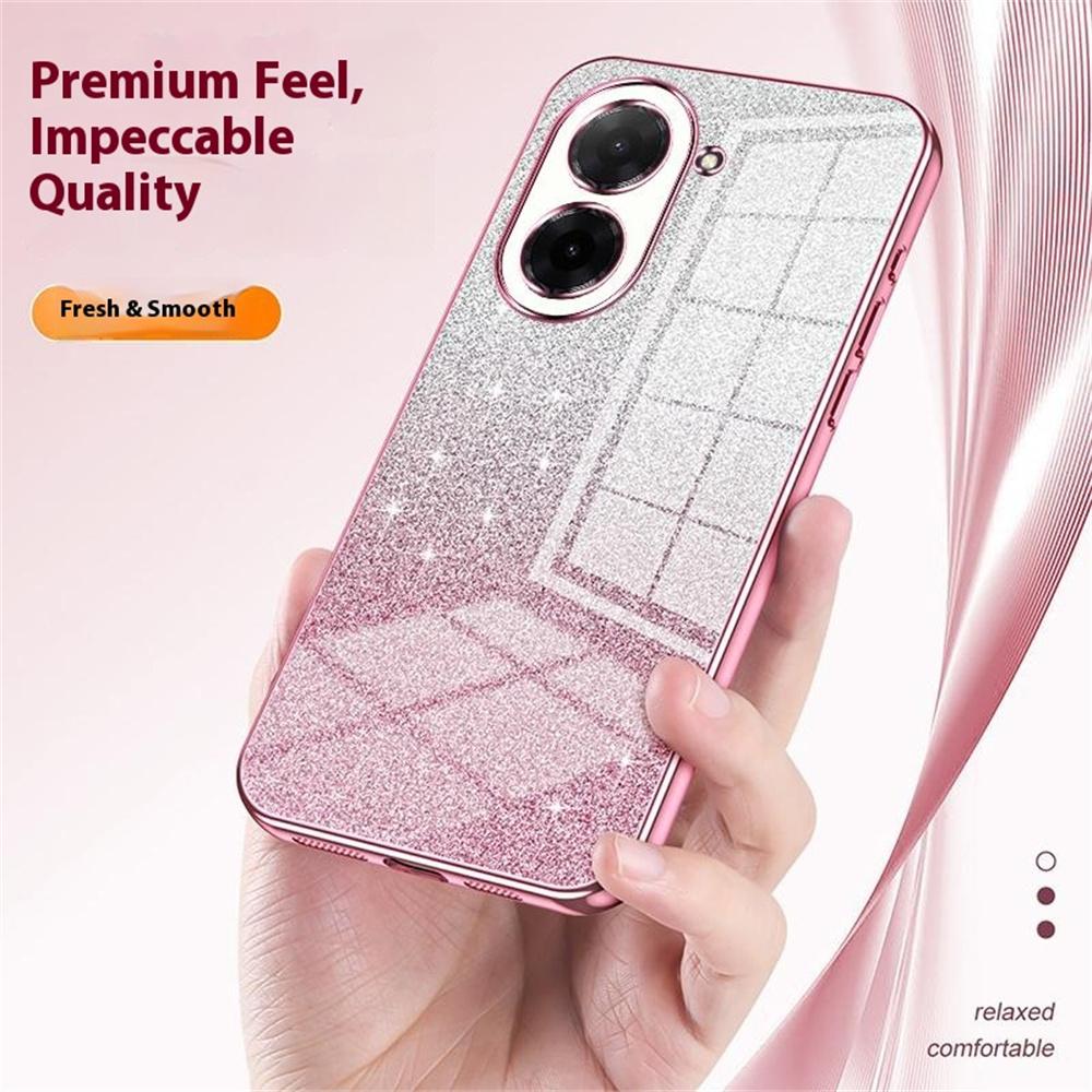 For Xiaomi Redmi A5 4G (171.7mm)/Poco C71 4G Case Electroplating Gradient Glitter TPU Phone Cover