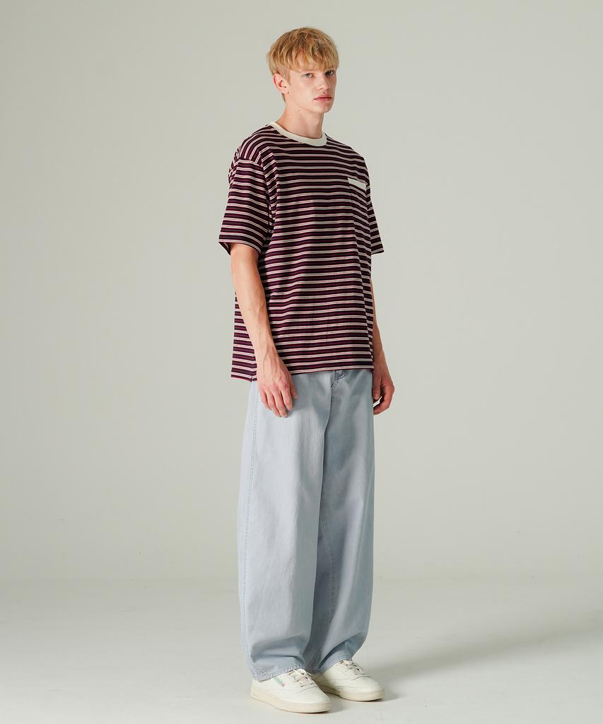WV PROJECT Pastel Wide Balloon Pants Blue Mmlp7803