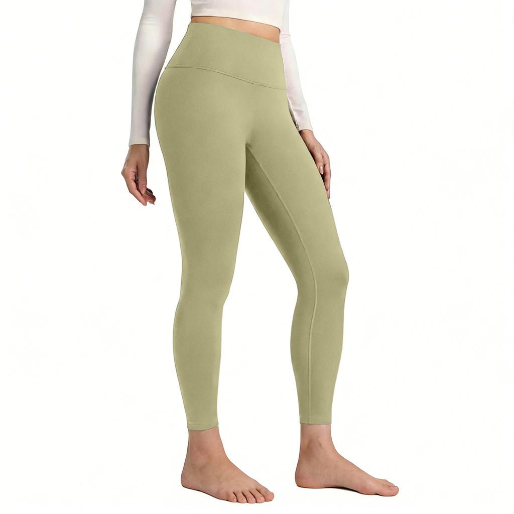 Pantalones de Yoga Fitness de Secado Rápido para Exteriores con Levantamiento de Glúteos de Color Melocotón para Mujer