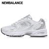 New Balance Baskets 530 Baskets Blanc Munsell Argent Métallisé Mr530ema