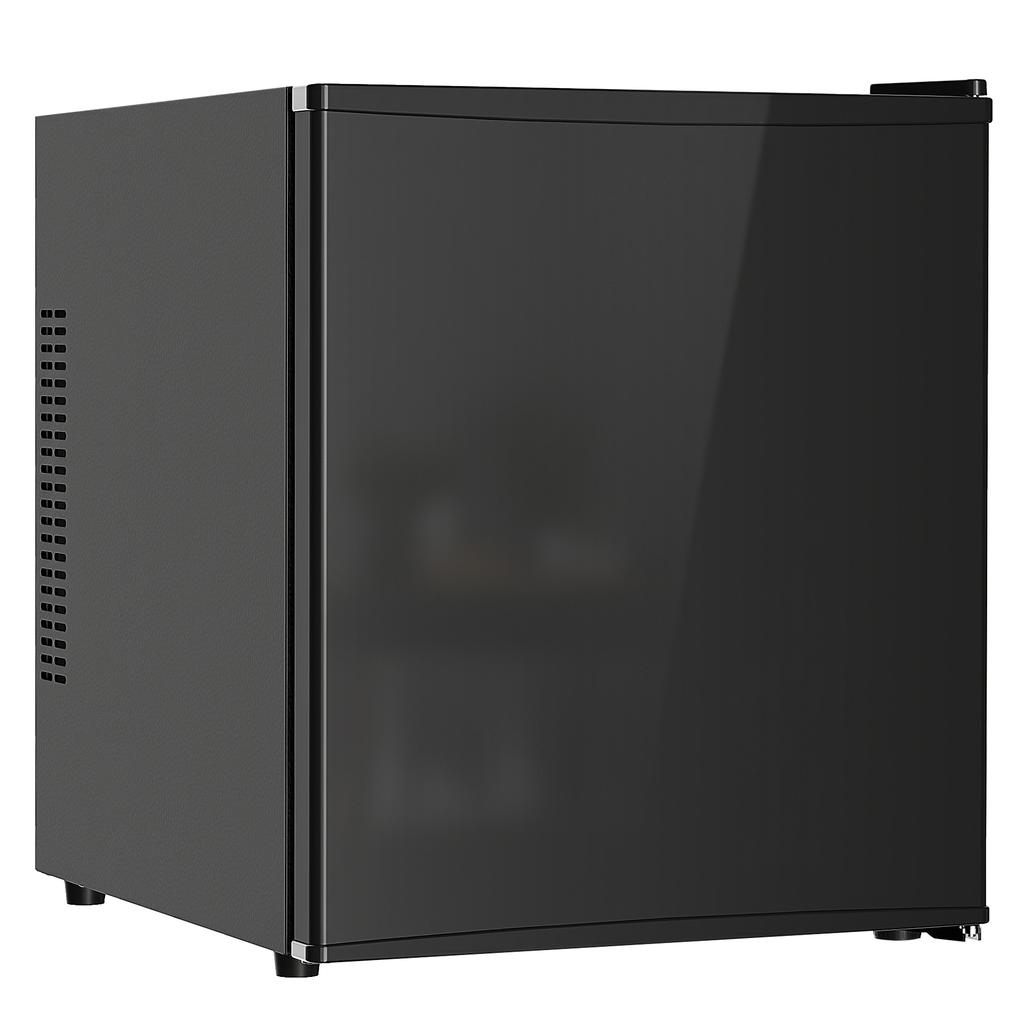 Mini Fridge 44L/46 Cans Small Refrigerator with Adjustable Thermostat 43 X 51 X 51.3 Cm, Black
