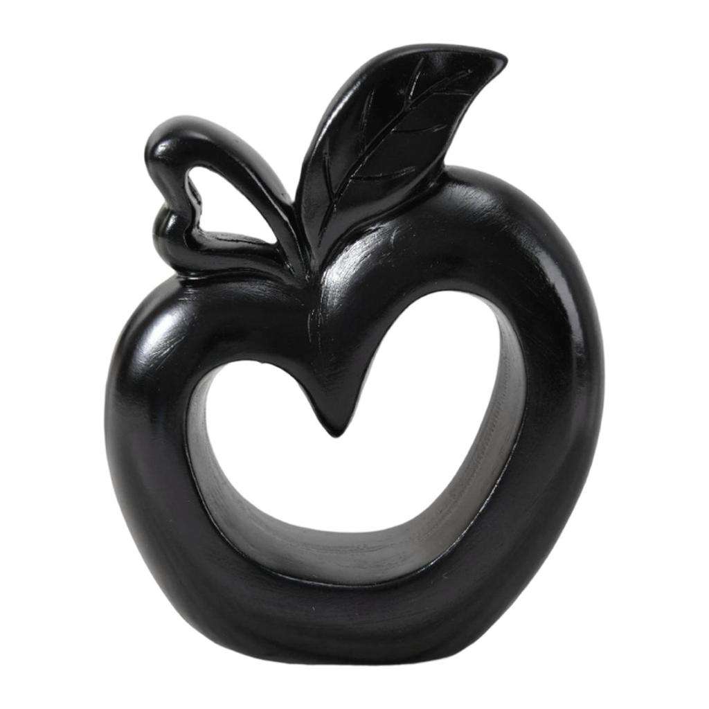 Resin Apple Statue, Decorative Figure, Modern Christmas Gift, Sculpture, Table