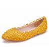 Lace Bride Shoes Handmade Wedding Shoes Colorful Shoes Colorful Wedding Shoes Bridesmaid Shoes Show Flat Heels Single Shoes
