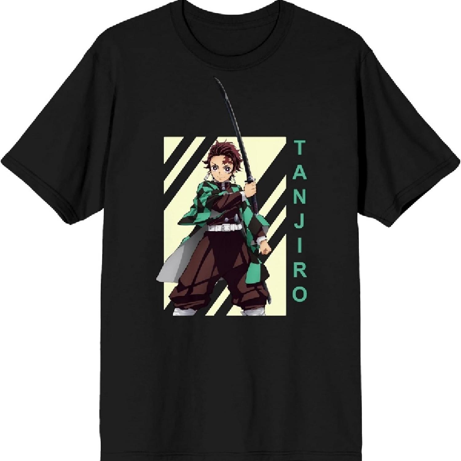 

Demon Slayer Tanjiro Kamado Character Men s Black Short Sleeve Tee S