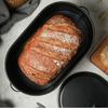 Black Metal Bread Bowl Bread Storage Box 12 Lt