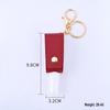 T-Shaped Leather Hand Sanitizer & Perfume Keychain Case with Spray Bottle