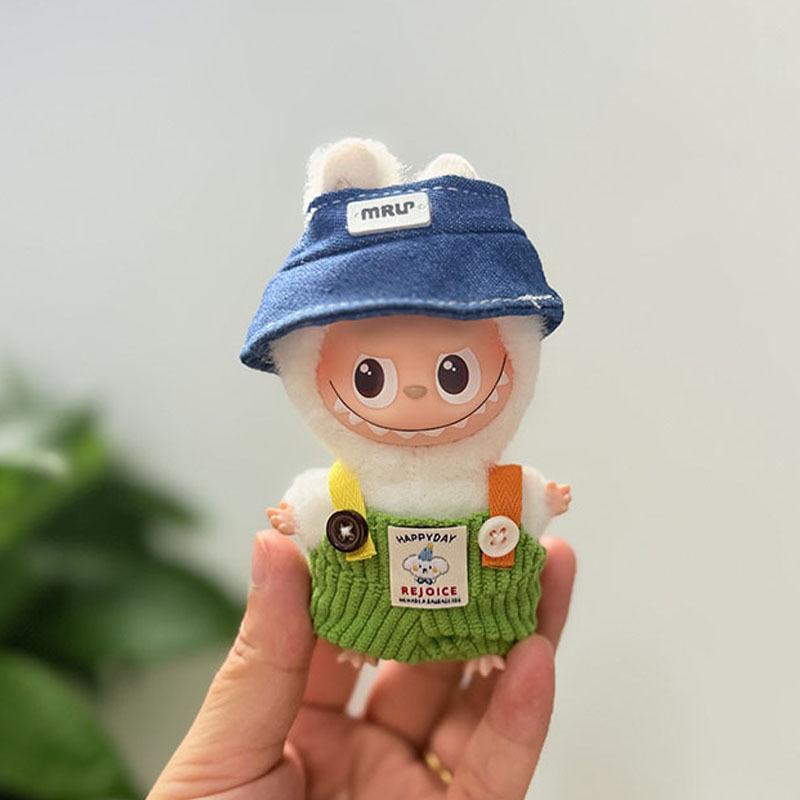 Mini Version 4.0 Vinyl Face Plush Blind Box Doll Clothes Christmas Set Small Nose Gaga Heart Bottom Password