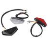 Universal Motorcycle Mudguard Tail Light ABS Triangle Design Enhances Visibility For Night Riding And Complex Road Conditions