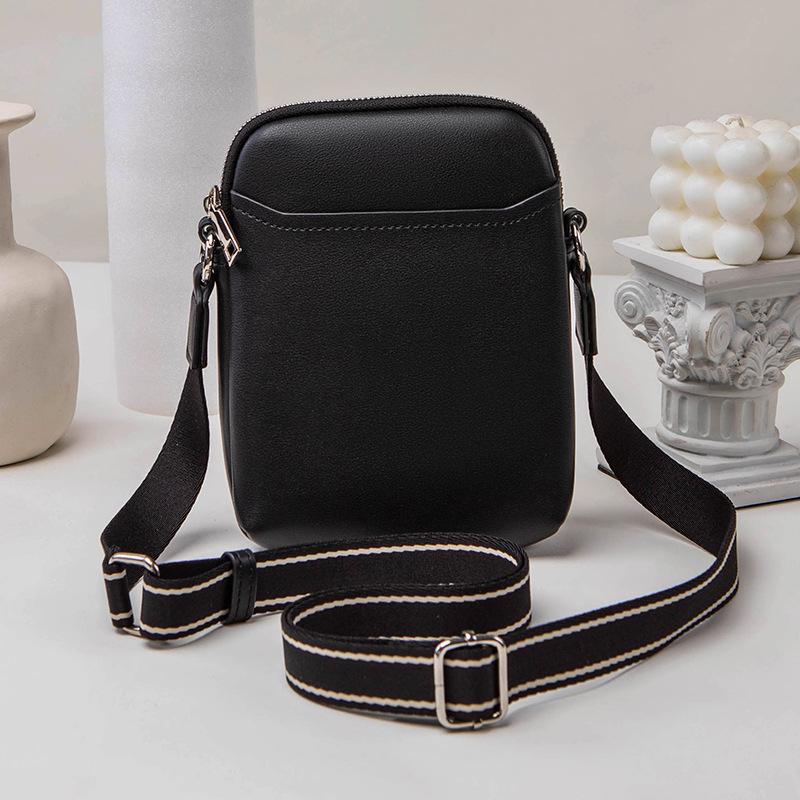 Borsa a tracolla da donna 2025 in morbida pelle PU per telefono - Design semplice a spalla singola