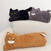 Creative Cartoon Cat Plush Pillow With Embroidered Animal Design For Sofa And Bed Comfort
